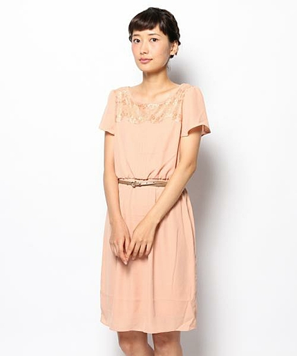 エレガンスジョーゼットワンピース