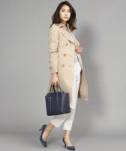 ストライプテーパードパンツ