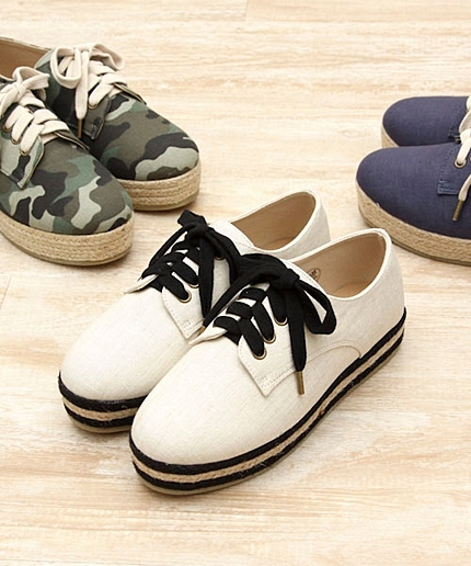 オリジナル 厚底ジュートシューズ