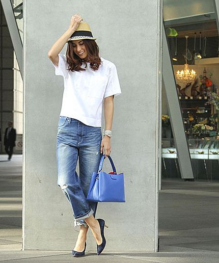 【VERY4月号掲載】ワイドダメージデニムパンツ