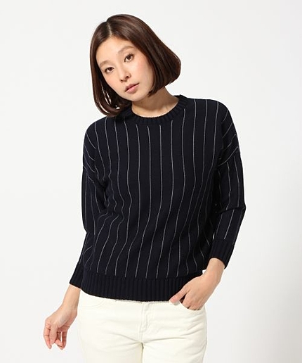 ストライプニット