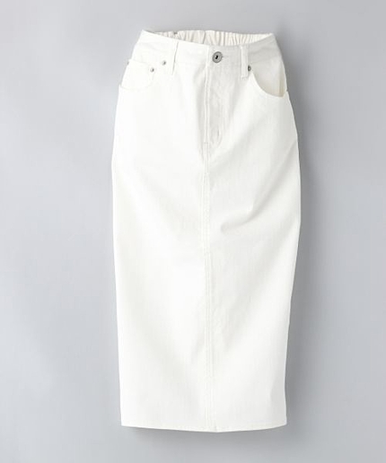 DENIMミモレタイトスカート