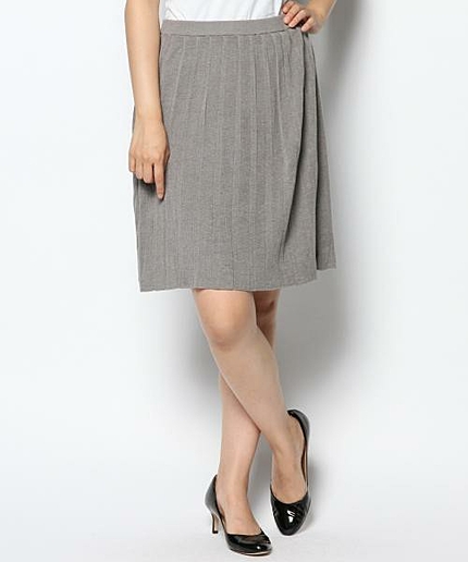 ニットプリーツスカート