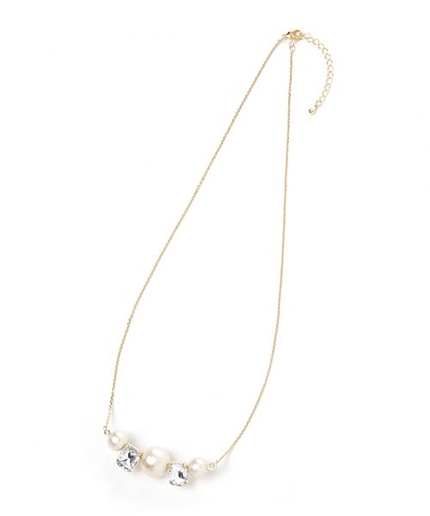 【店舗限定】コットンパールネックレス / Heather be