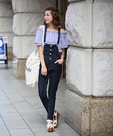 【再入荷】SSサロペットスキニー2