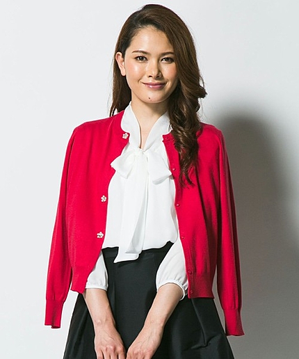 WO/VISストレッチカーディガン