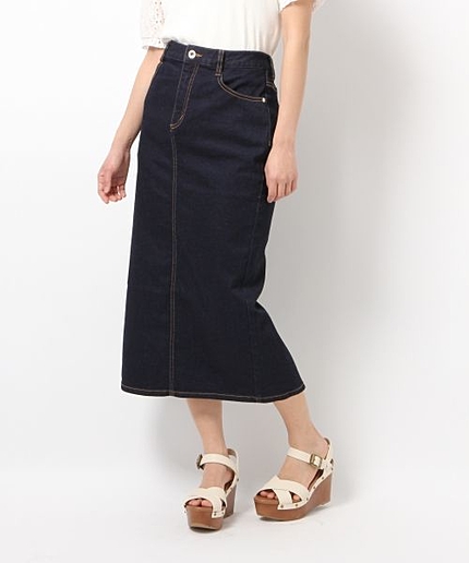 デニムロングスカート / Heather be