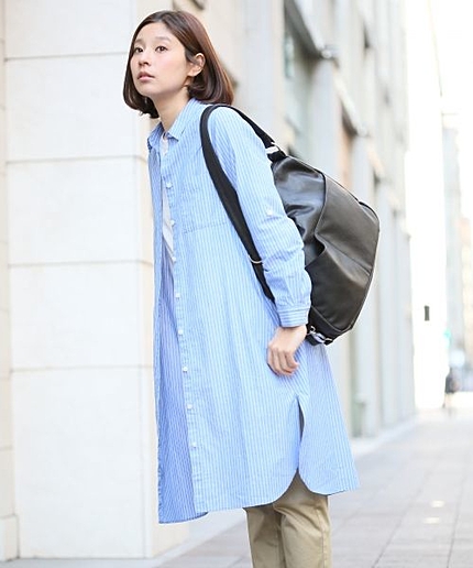 シャツワンピコート