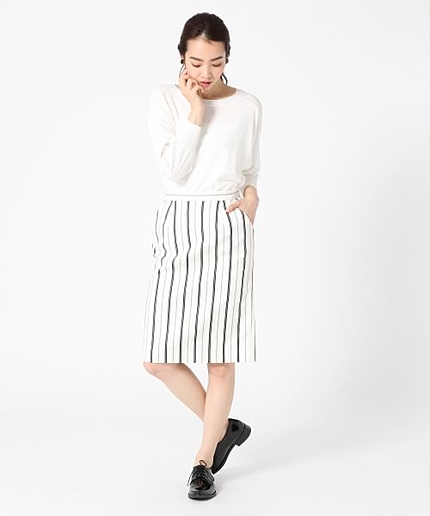 ＣＰランダムストライプタイトスカート