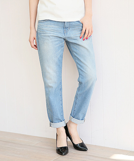 ボーイフレンドデニムパンツ