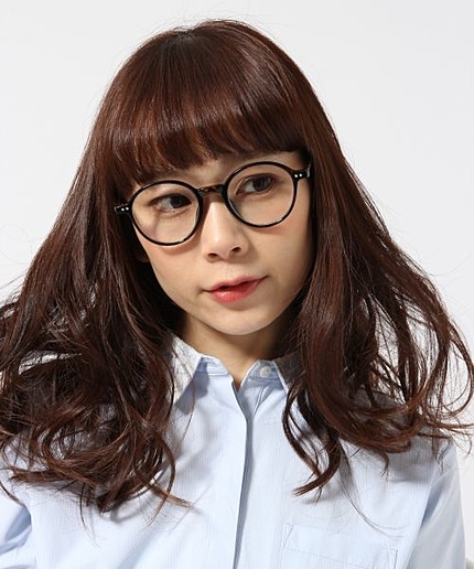 【LADIES】ボストンメガネ