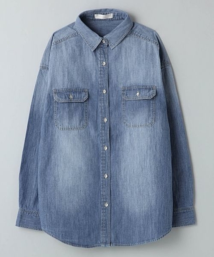 デニムオーバーシャツLS