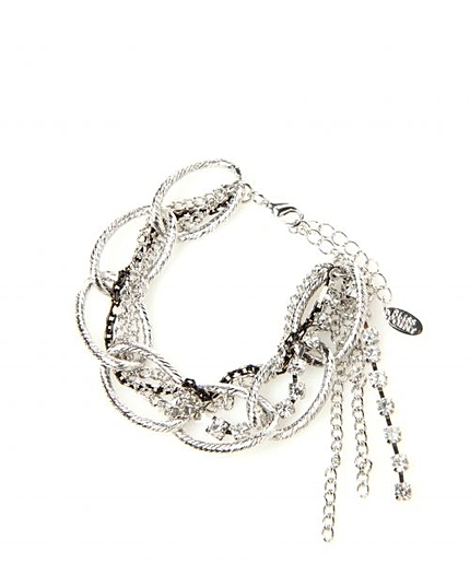 2チェーンMIXブレスレット