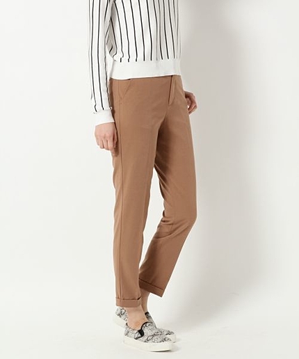 【Sサイズ展開アイテム】ギャバストレッチカラーパンツ