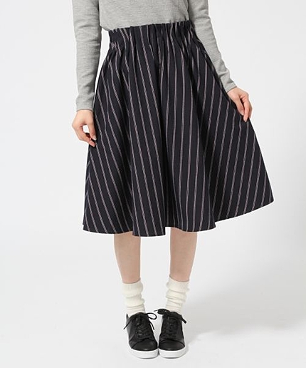 レジメンタルストライプスカート