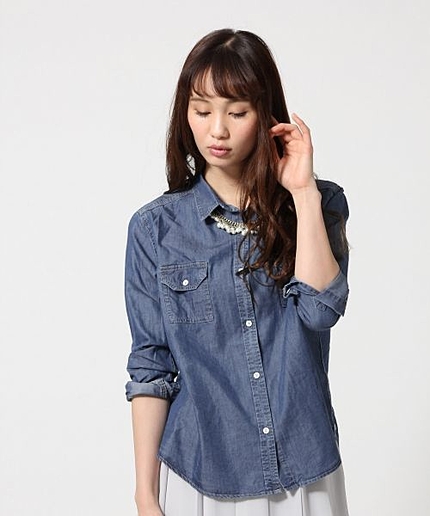 【WEB限定価格】２ＷＡＹデニムシャツ長袖