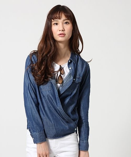 【WEB限定価格】２ＷＡＹデニムシャツ長袖