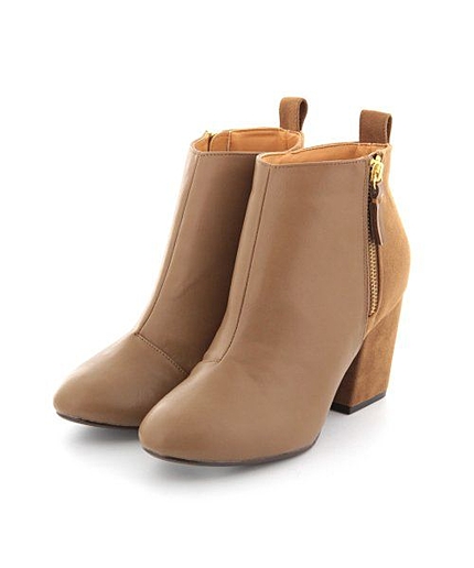 １４ＺＩＰヒールアンクルブーツ