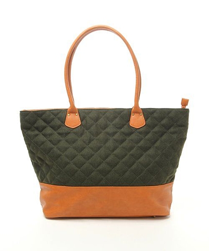 【WEB限定価格】フェイクレザーキルティングトート