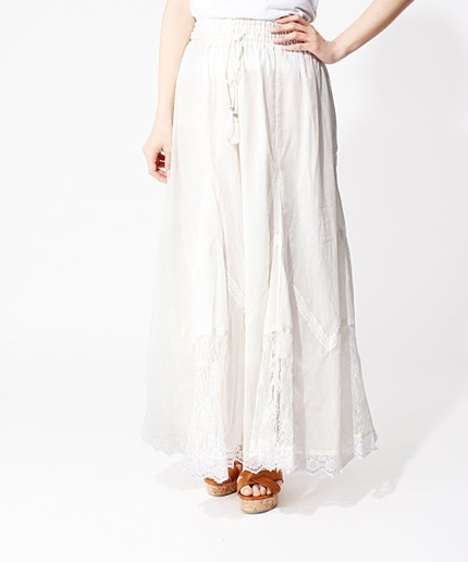 インドレースマキシスカート