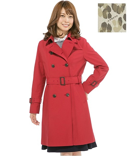 【完全受注生産】カスタマイズ・トレンチコートレッド