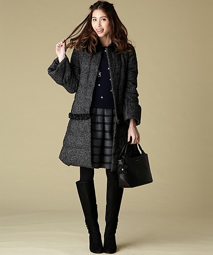 TWEEDDOWNダウンコート