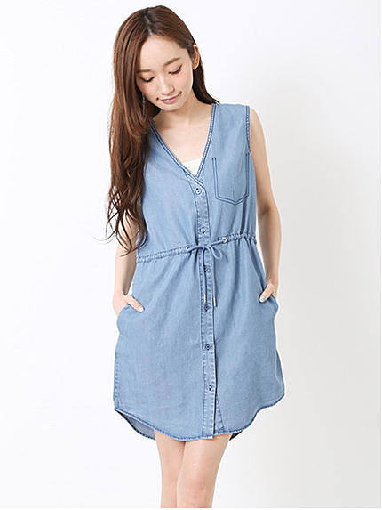 W cheap ハートドレスワンピース