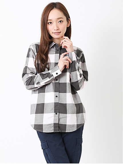 w cheap フランネルシャツ