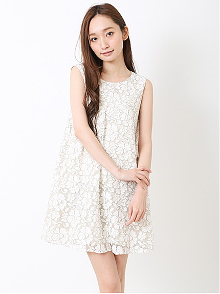 レースNS Aラインワンピース