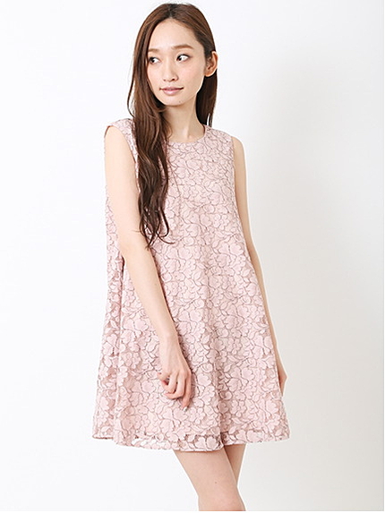 レースNS Aラインワンピース