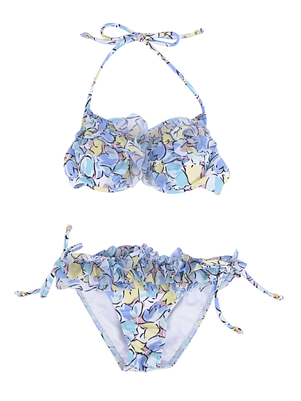 【goods】チューリップ柄フリルビキニ