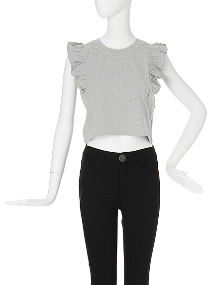 【FEMININE】フリルカバータンク