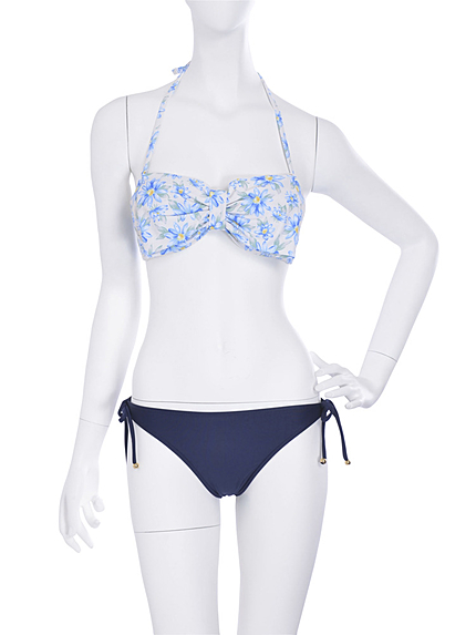 【goods】マーガレット柄リボンビキニ