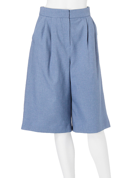 【LUX】デニムライクガウチョパンツ