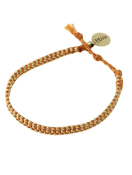 【wakami】P.SKISS シングルブレスレット マスタード