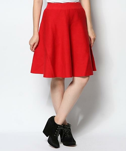 フレアニットスカート