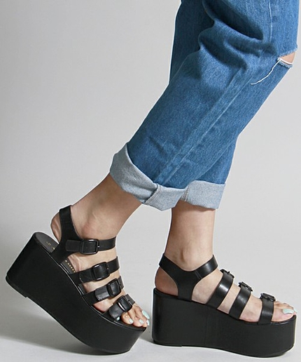 WEGO/4ベルトサンダル