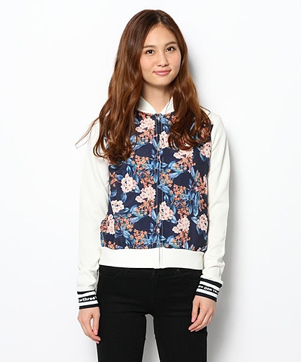 03アンティークフラワーブルゾン