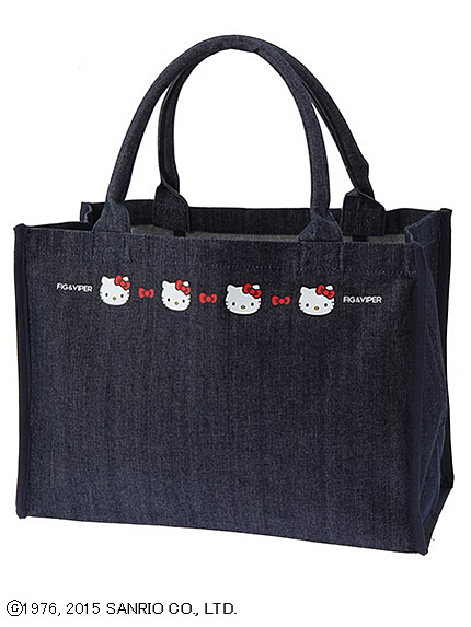 ハローキティプリントDENIM BAG