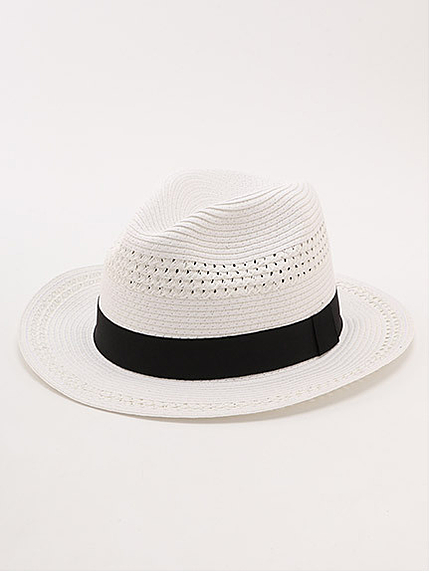 メッシュ中折れハット