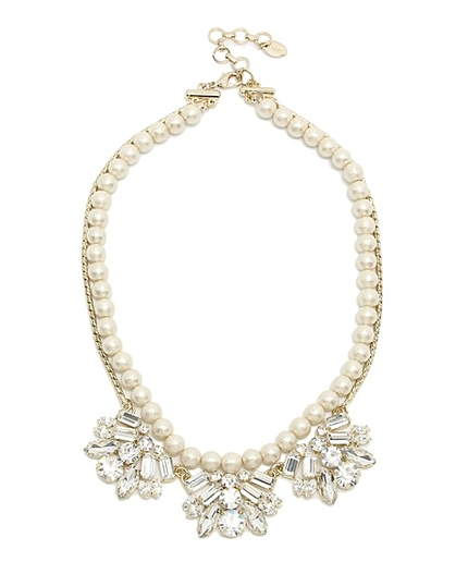 トリプルフラワーコットンパールネックレス