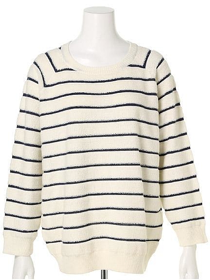 パイルボーダーニット