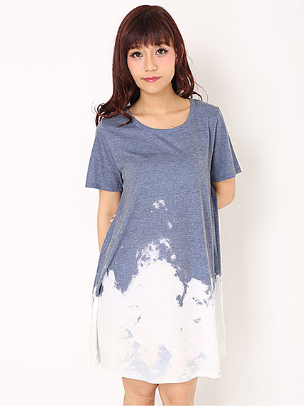 プリントTシャツワンピース