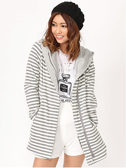 ボーダーＺＩＰパーカー