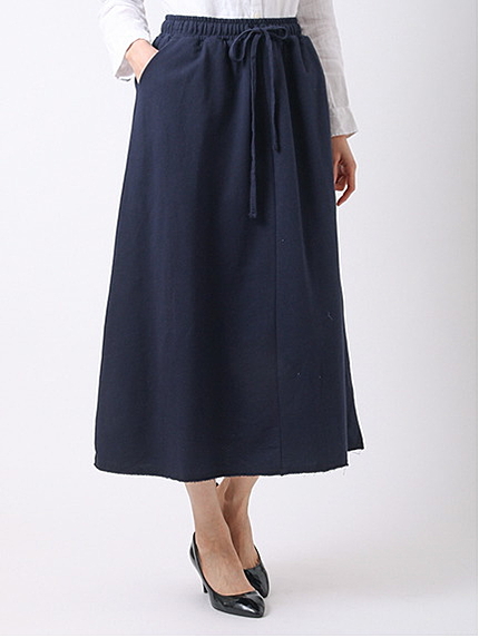 【Special Price】Uミニ裏毛マキシスカート