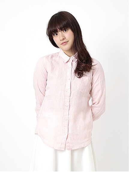 ＜WEB限定大きな・小さなサイズ＞フレンチリネンシャツ