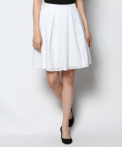 ケミカルレーススカート