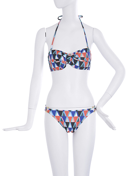 【CASUAL】マルチカラートライアングルビキニ