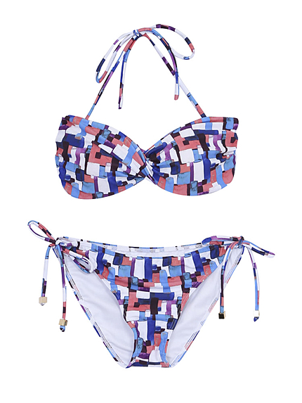 【CASUAL】ラフスクエアバンドゥビキニ