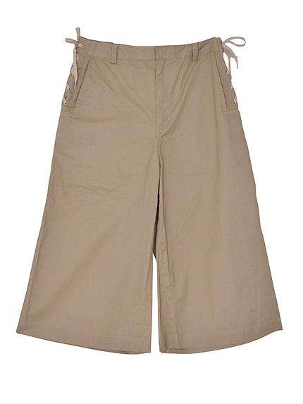 サイドレースアップガウチョパンツ【2015夏新作】